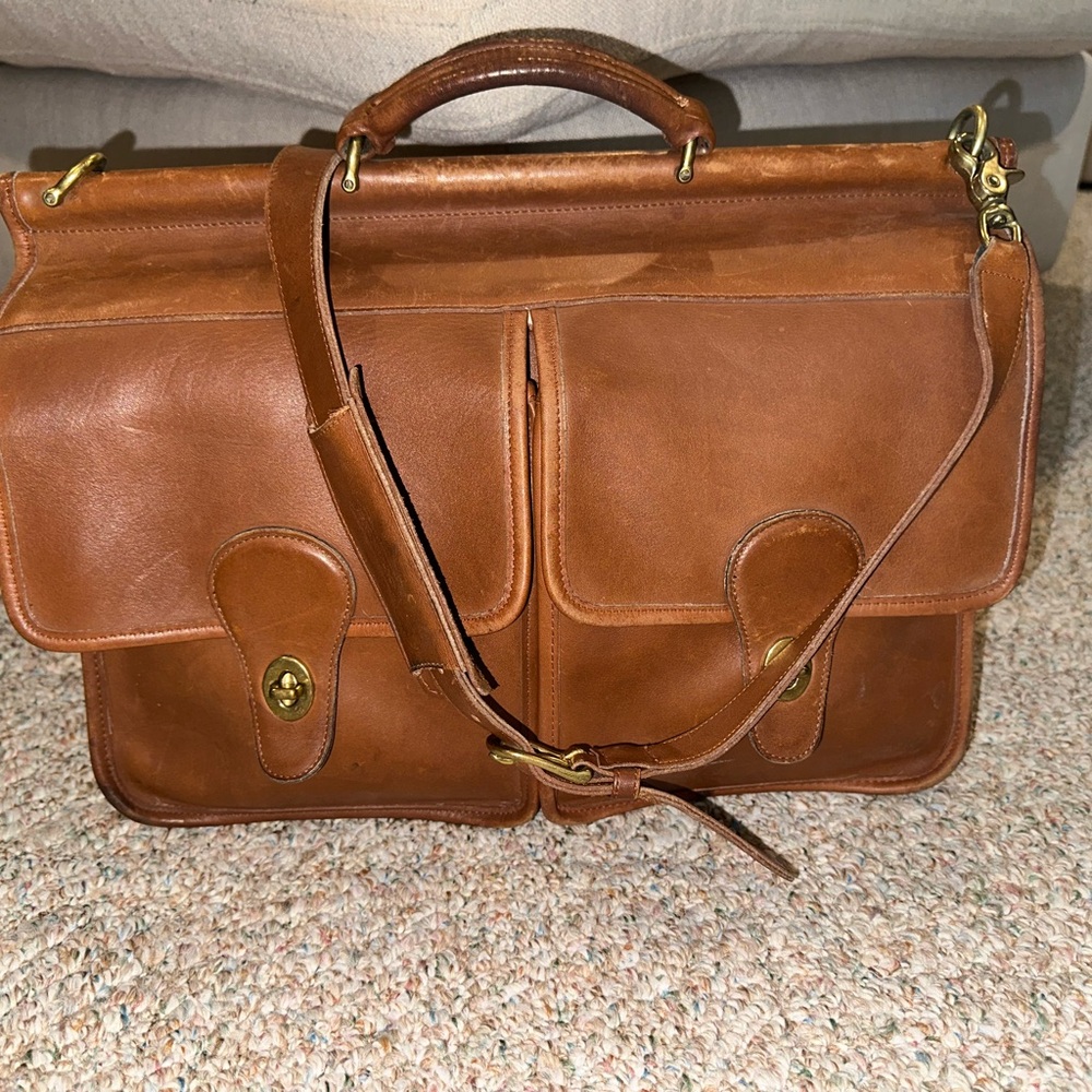 Vintage Coach briefcase/computer bag